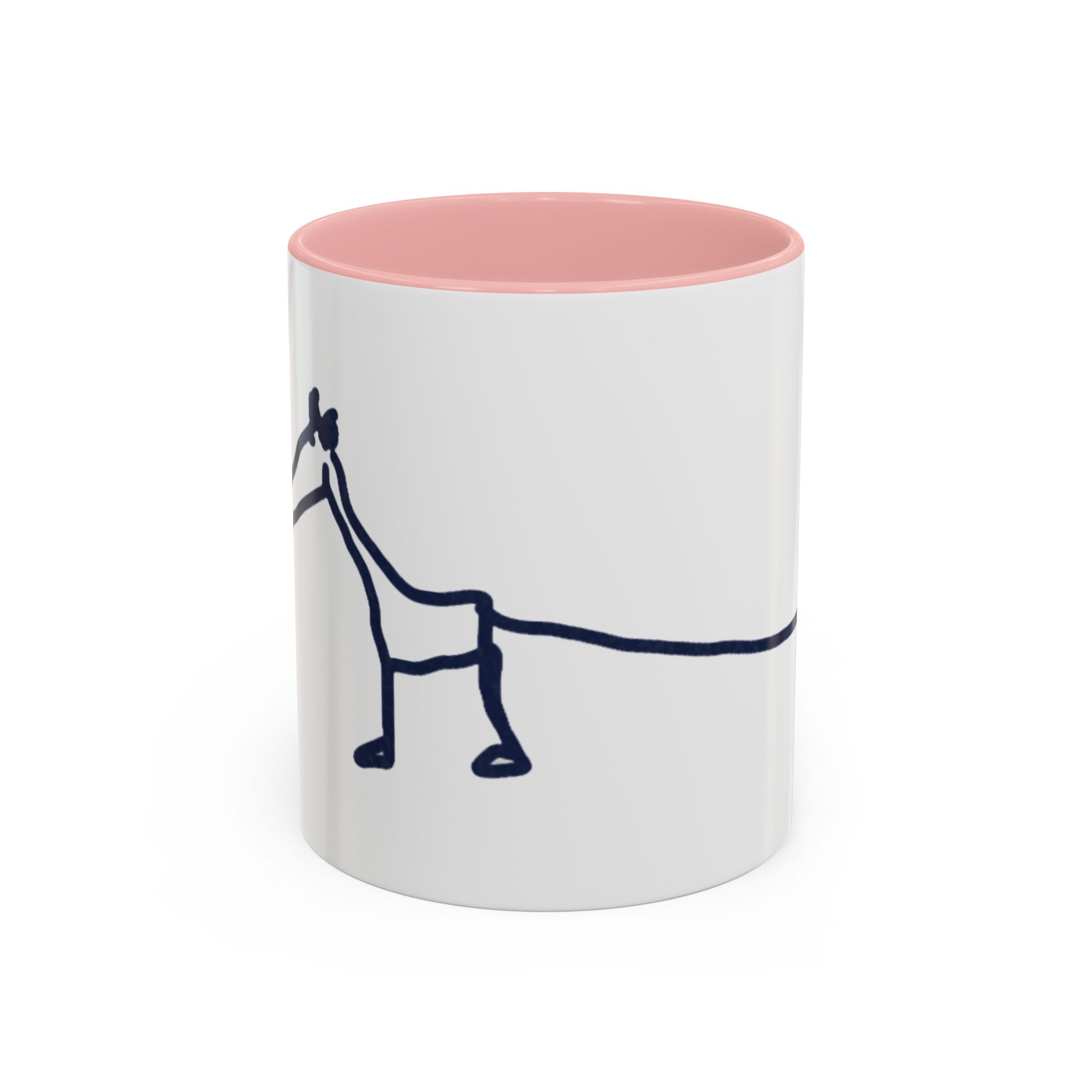 Coffee Mug — minimalist line shrew - Image 9