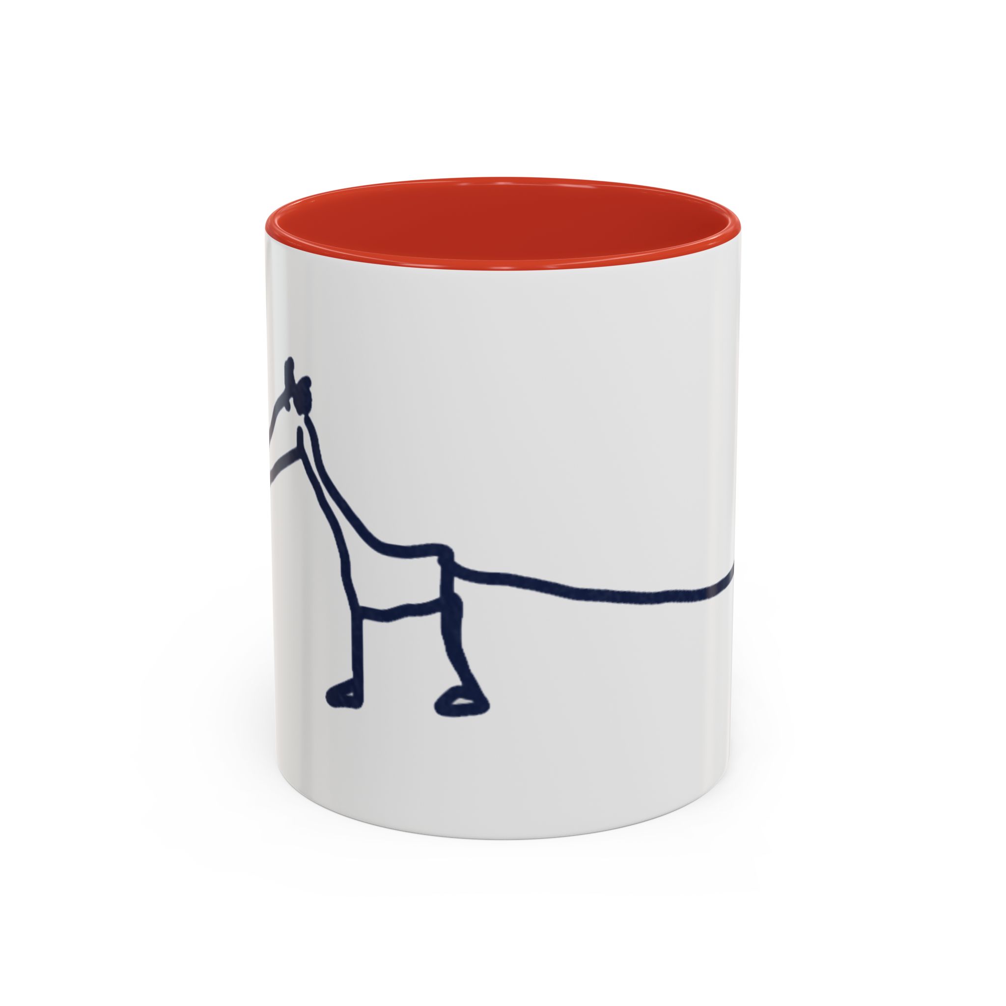 Coffee Mug — minimalist line shrew - Image 13