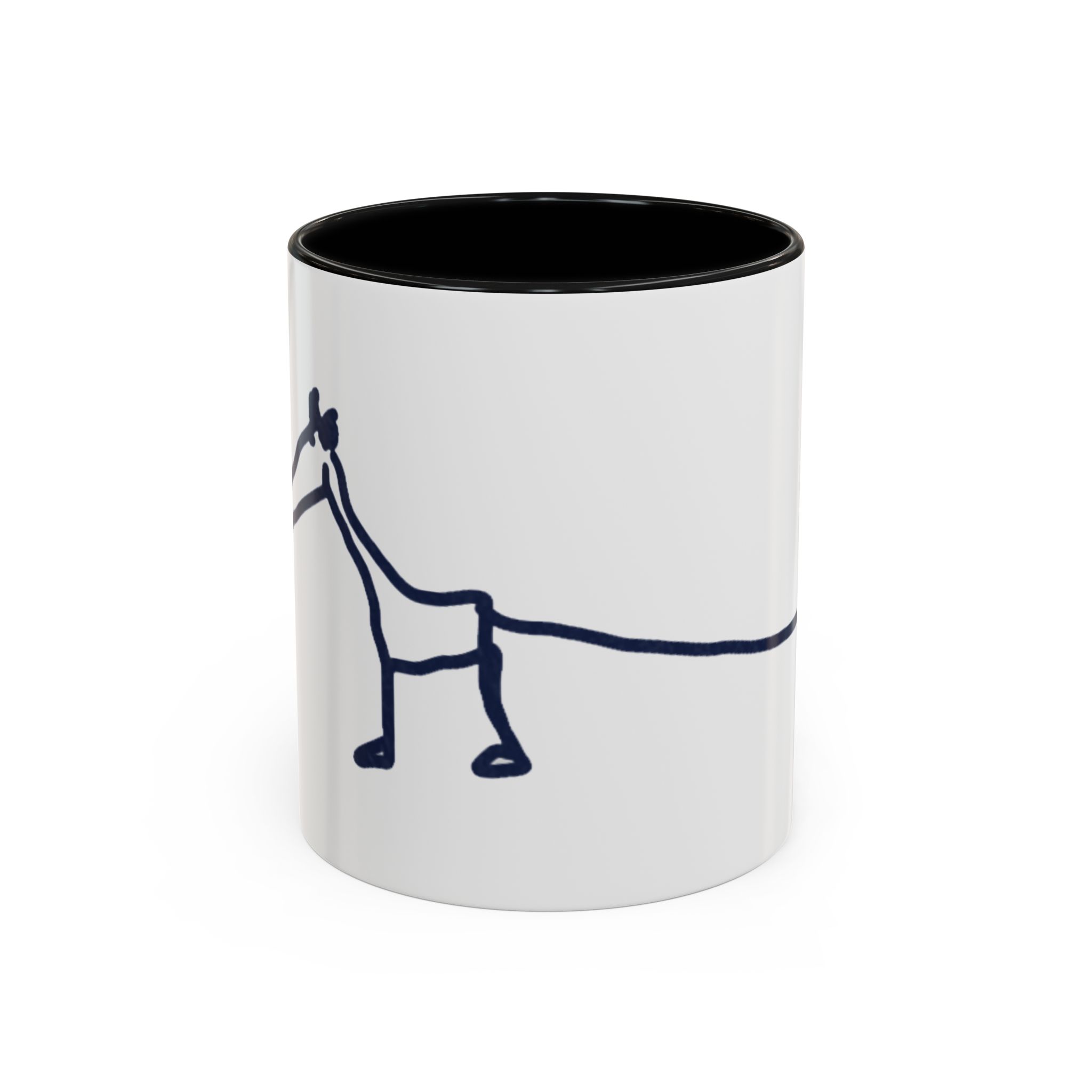 Coffee Mug — minimalist line shrew - Image 5